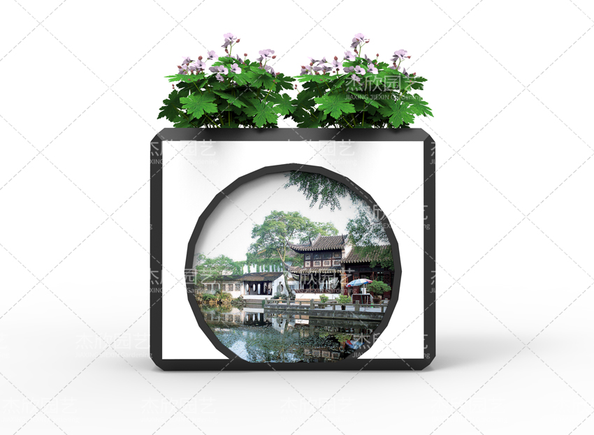 古鎮(zhèn)花箱布置，怎么做？